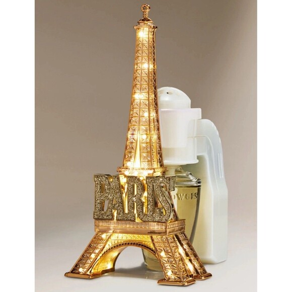 Bath & Body Works Emily in Paris Gold Eiffel Tower Wallflower Plug-in Light 24/7 - Picture 12 of 12